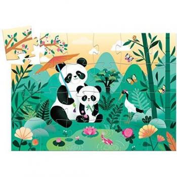 Puzzle silhouette Léo le panda 24 pièces