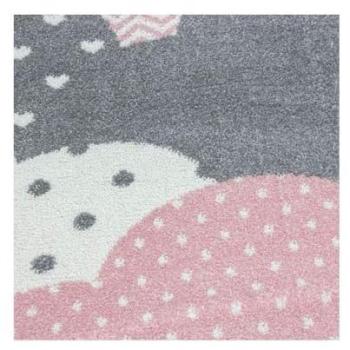 Tapis Rêve Rose Ø 120