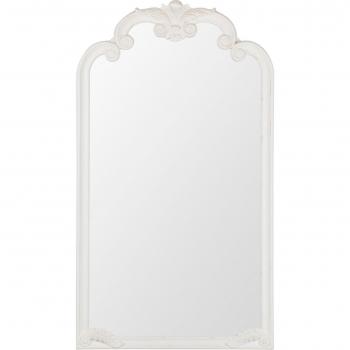 Visor Elegante de Resina, Blanco Patinado
