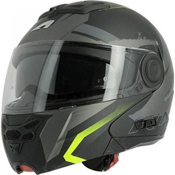 Astone RT 800 Energy Klapphelm Schwarz Matt/Gelb M (57/58)