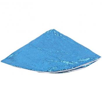 Tapis de Noël à paillettes dorées