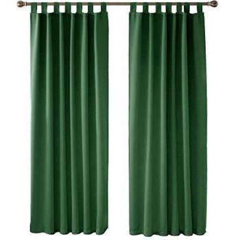 Ensemble de Rideaux Occultants 140x200cm Vert Sapin