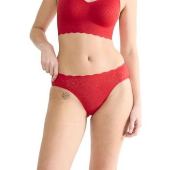 Sloggi Zero Feel Bliss Festive High Leg in Rot, Größe M