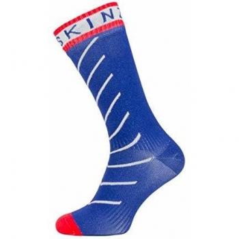 Skinz Seale Uomo Super Fine Calze Pro Mid Hydrostop Blu Neri Bianco Rosso L