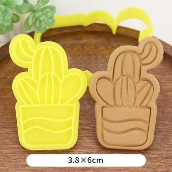Cortador de galletas con forma de cereza y rosa