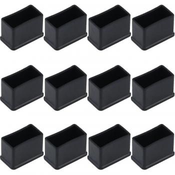 Lot de 12 capuchons protecteurs pour tables/chaises, 15 × 30 mm