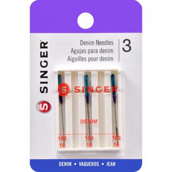 Singer 2108 Denim Sewing Needle Bundle – 100/16 (3)