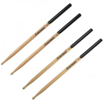Jazz Drumsticks 5A 7A in Walnut Wood with Black Handle