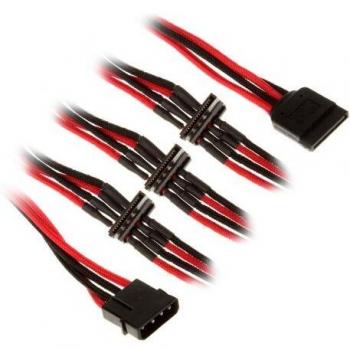 Câble d'alimentation BitFenix Molex 4-pin à 4 SATA 0.2m