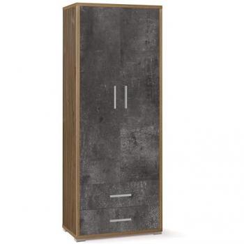 Armario Compacto Sarmog con 2 Puertas y Cajones