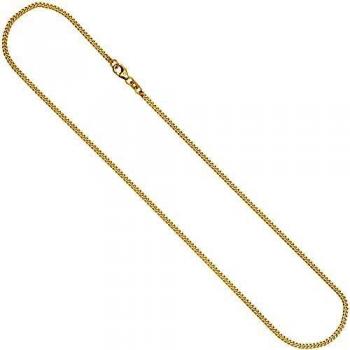 Panzerkette 333 Gelbgold 2,3 mm 70 cm – Gold-Kette mit Karabiner‑Clip