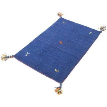 Morgenland Gabbeh Teppich Agra – 60 × 90 cm, kurzflor, dunkelblau