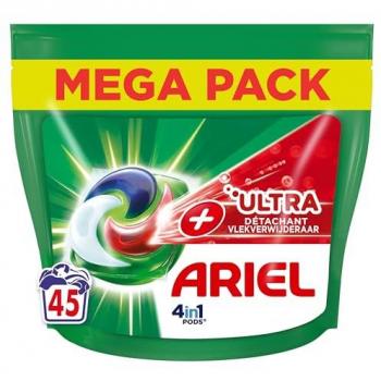 Ariel 45‑capsules Nettoyant 4 en 1