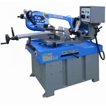 Scie manuelle SX-823DG Promac : 400 V, 2 vitesses, descente assistée, socle tôle