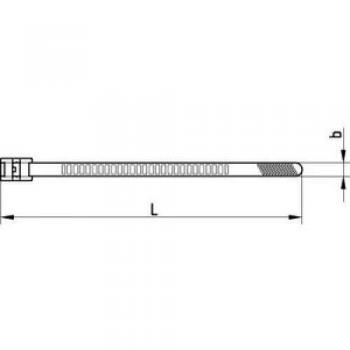 Reyher Robusto Flachprofilkabelbinder schwarz