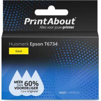 Druckerpatrone Gelb kompatibel mit Epson T6734