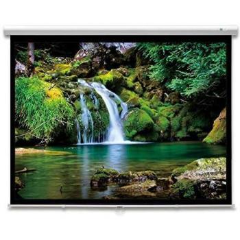 Advanced Deluxx Manual Screen, 203 × 114 cm, Matte White with Slow Motion