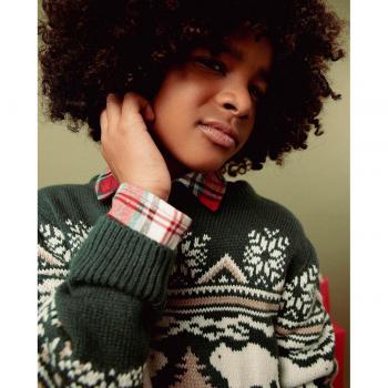 Jersey de Navidad con estampado jacquard de Sfera