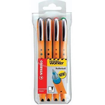STABILO Wallet 4 stylos encre