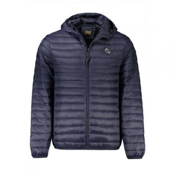 Cavalli Class Navy Blue Hooded Jacket