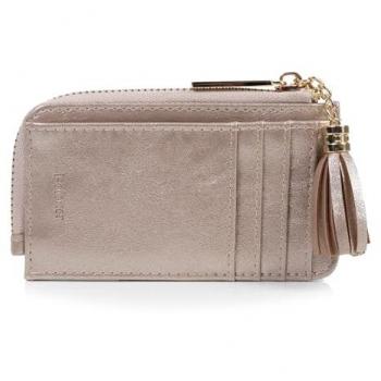 Porte-cartes or multicolore Isotoner Femme zippé anti-lecture