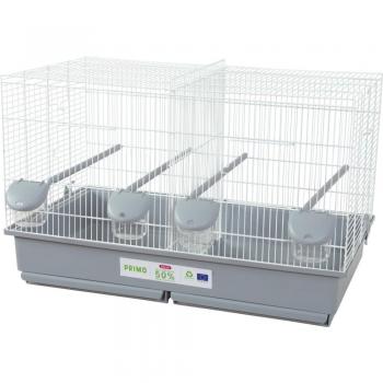 Cage en plastique éco-conçue Primo 69 x 39 x 44.5 cm pour oiseaux domestiques