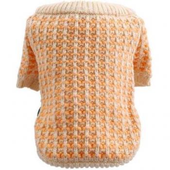 Orange Knitted Pet Sweater