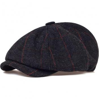 Gorro Octogonal de Tweed Unisex