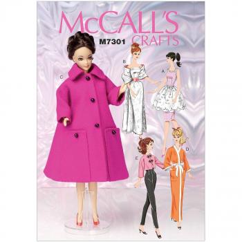 McCall’s 7301OS 11½” Doll Fashion Guide