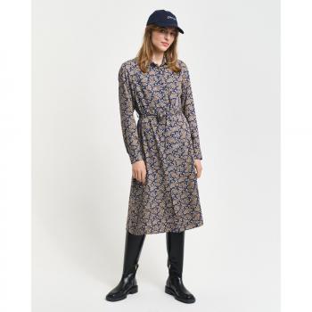 Robe Casuelle Multicolore en Viscose