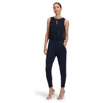 Vera Mont Damen-Jumpsuit in Dunkelblau – Cut‑Out Design – 34