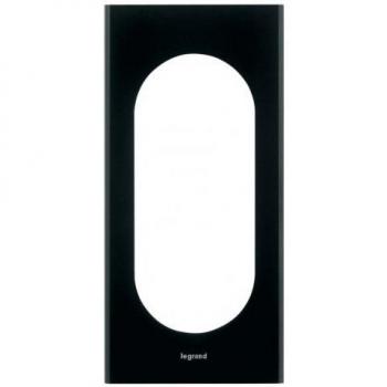Plaque 2 Postes 5 Modules Corian Nocturne Legrand