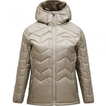 Peak Performance Beige Damenjacke mit Kapuze