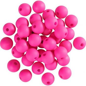 Bastelfrisch: Itoshii Neon‑Perlen in Pink – 40×8 mm