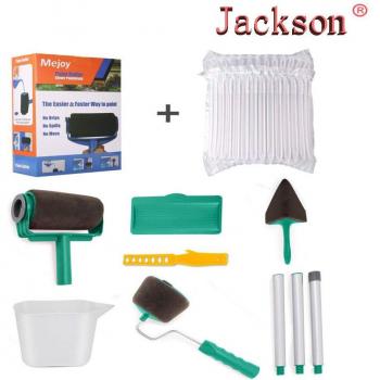 Wall Painting Roller Brush Set with Flocked Edger
