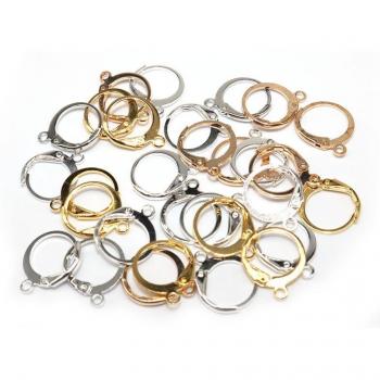 Set de Accesorios para Aretes 50 – Rodio y Clip Metálico