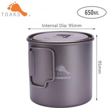 TOAKS 1100ML Titanium Pot
