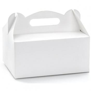 Kuchenverpackung 10er Set, Tortenschachtel 19x14x9cm Weiß