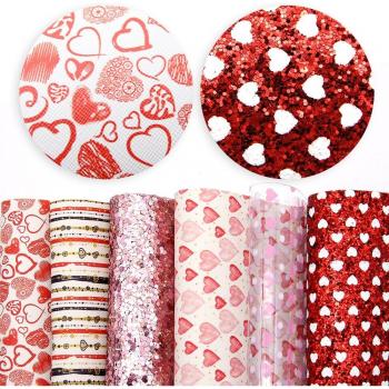 Cuir Fantaisie Saint-Valentin 20x34cm