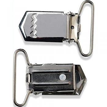 25mm Silver Braces Clips