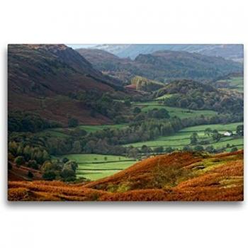 Premium Textilprint „Hardknott Pass“ 75 x 50 cm – Lake District, England