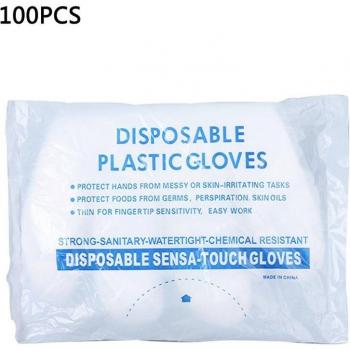 Gants jetables en polyéthylène pour cuisine 100 pièces