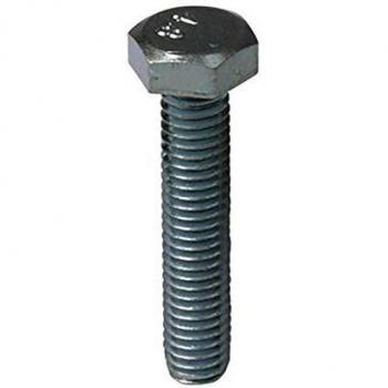 Tornillo hexagonal M5 x 20 mm DIN 933 8.8 zincado blanco
