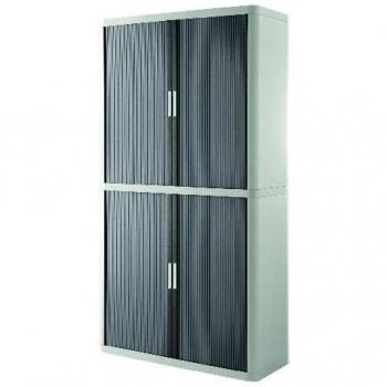 Paperflow Rolladenschrank easyOffice 2-Meter Schrank, 4 Fachböden grau/anthrazit