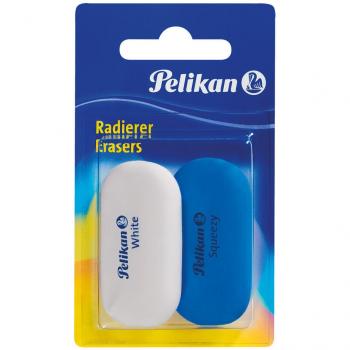 Pelikan Radierer Blue & White 2er Set