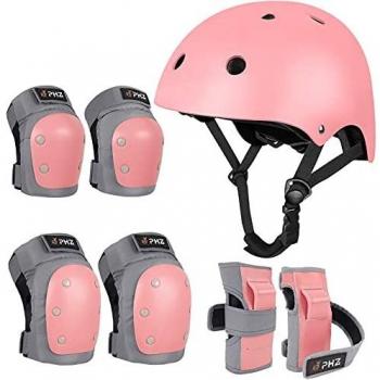Casque de protection pour enfants avec gardes pour roller et vélo