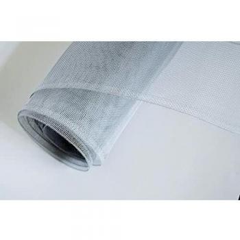 Rete di Ricambio per Zanzariera in Alluminio, Dimensioni 0.8x30 m, Bianco