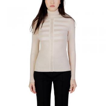 Pull Femme Morgan Mentosa Beige Brillant