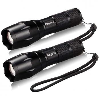 Waterproof LED Hand Torches [2 Pack]
