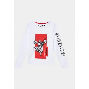 Blusa MARVEL Junior 12217803 di Jack & Jones, Bianco, Regular Fit